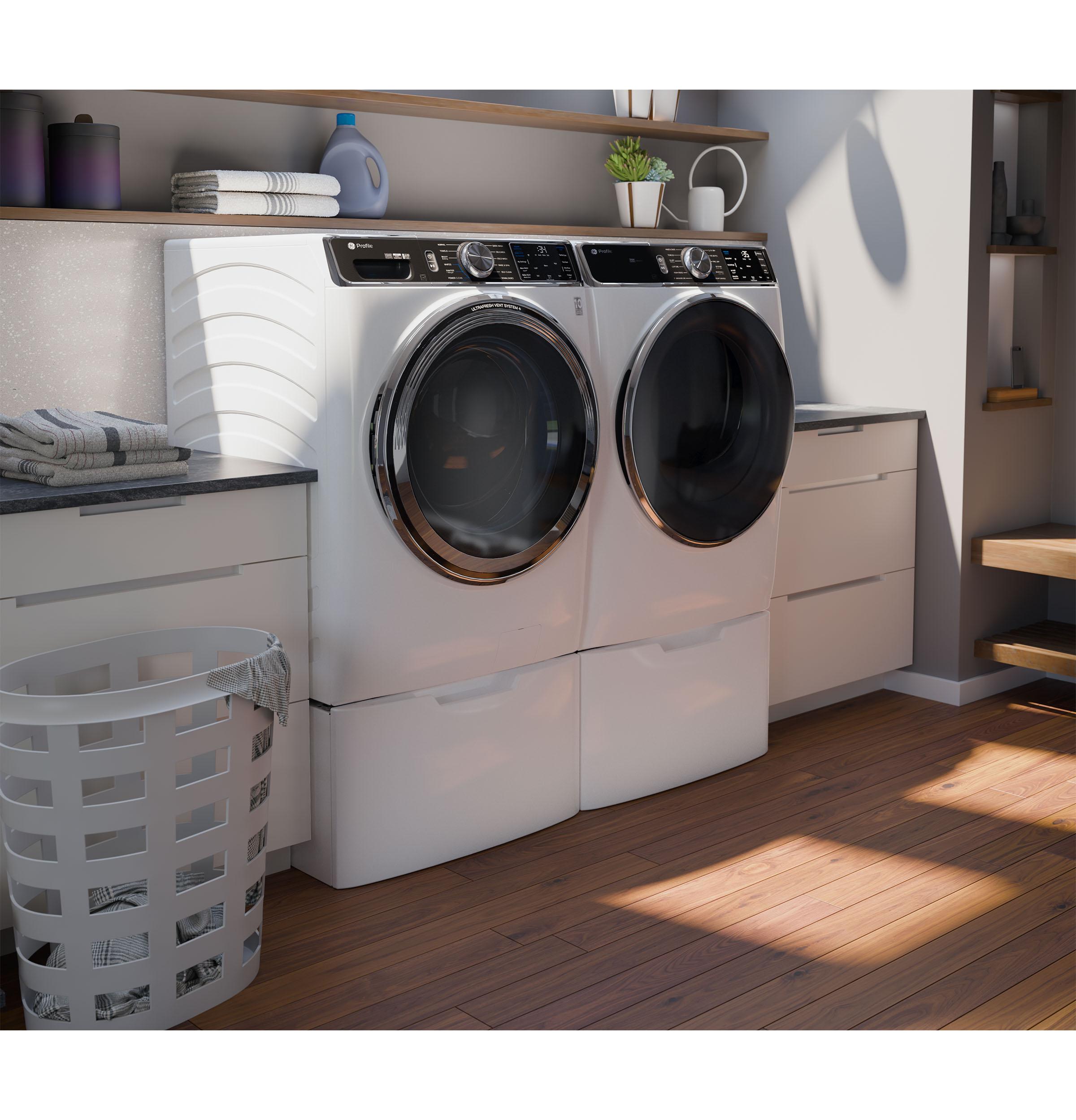 Ge Appliances PFD87GSSVWW Ge Profile™ 7.8 Cu. Ft. Capacity Smart Front Load Gas Dryer With Steam And Sanitize Cycle