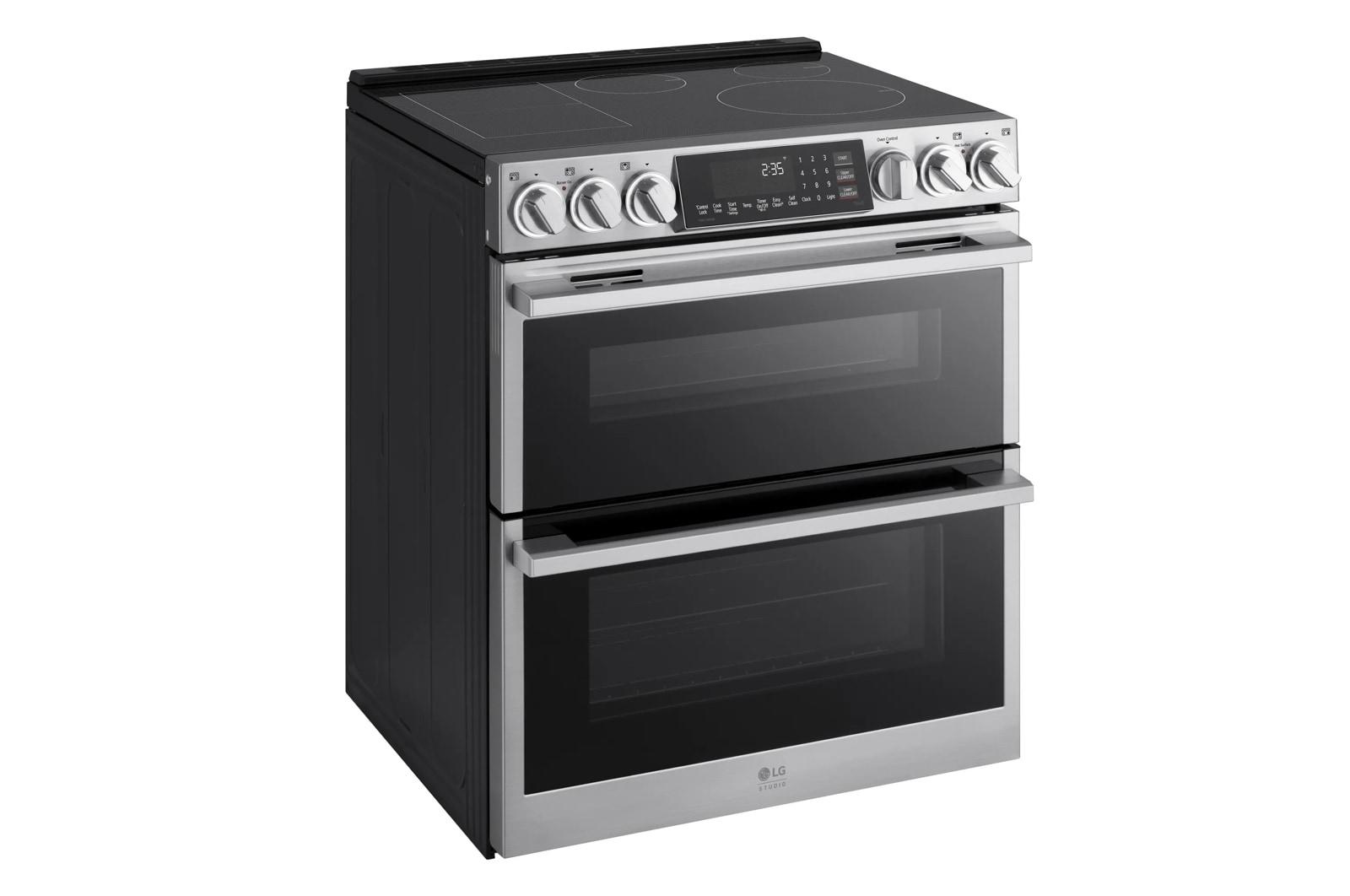 Lg LTIS7338XE Lg Studio 7.3 Cu. Ft. Double Oven Induction Slide-In Range With Probake® Convection And Air Fry