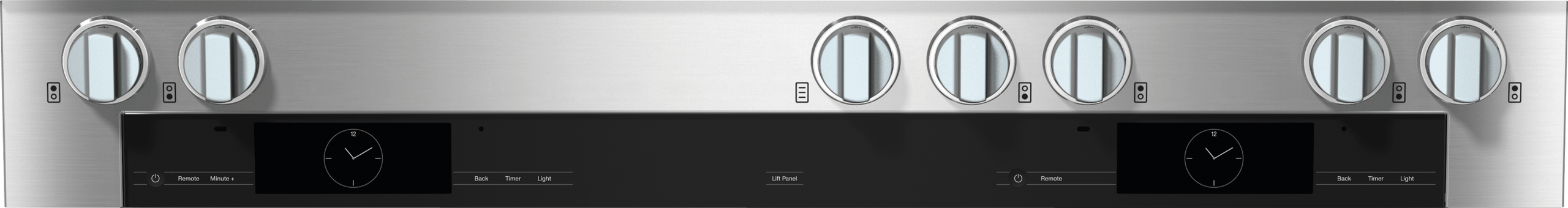 Miele HR19553GDFGR Hr 1955-3 G Df Gr - 48 Inch Range - The Dual Fuel All-Rounder With M Touch For The Highest Demands.