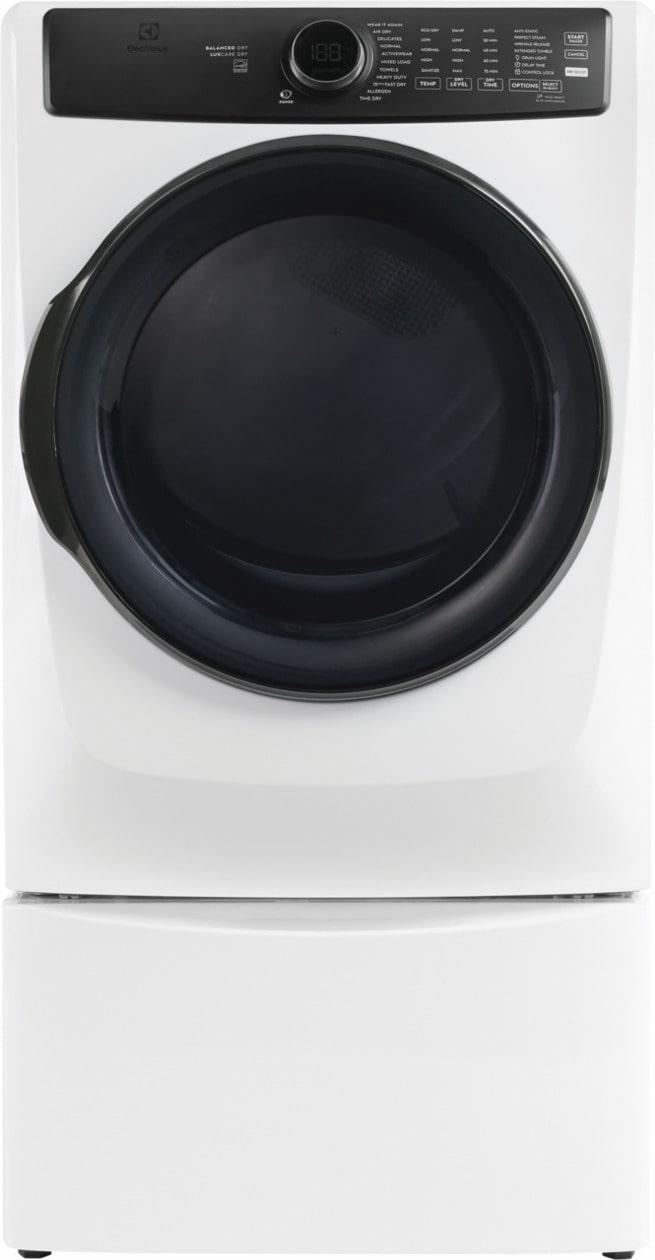 Electrolux ELFE7738AW Electrolux Front Load Perfect Steam™ Electric Dryer With Balanced Dry™ And Instant Refresh - 8.0 Cu. Ft.