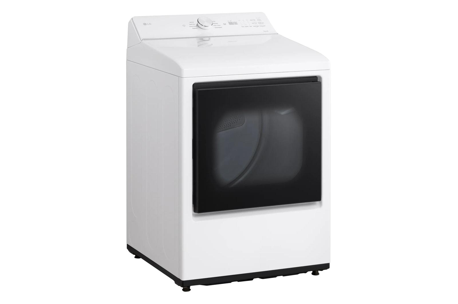 Lg DLE8200W 7.3 Cu. Ft. Ultra Large Capacity Rear Control Electric Dryer With Ai Sensing And Thinq® Smart Features
