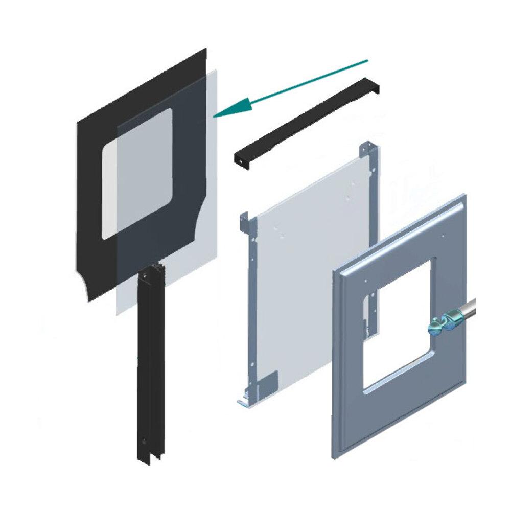 Ilve EA7814026110000 Ilve Parts Ea7814026110000 Inside Door Glass For Uov 30 E3 (A/504/87/16)