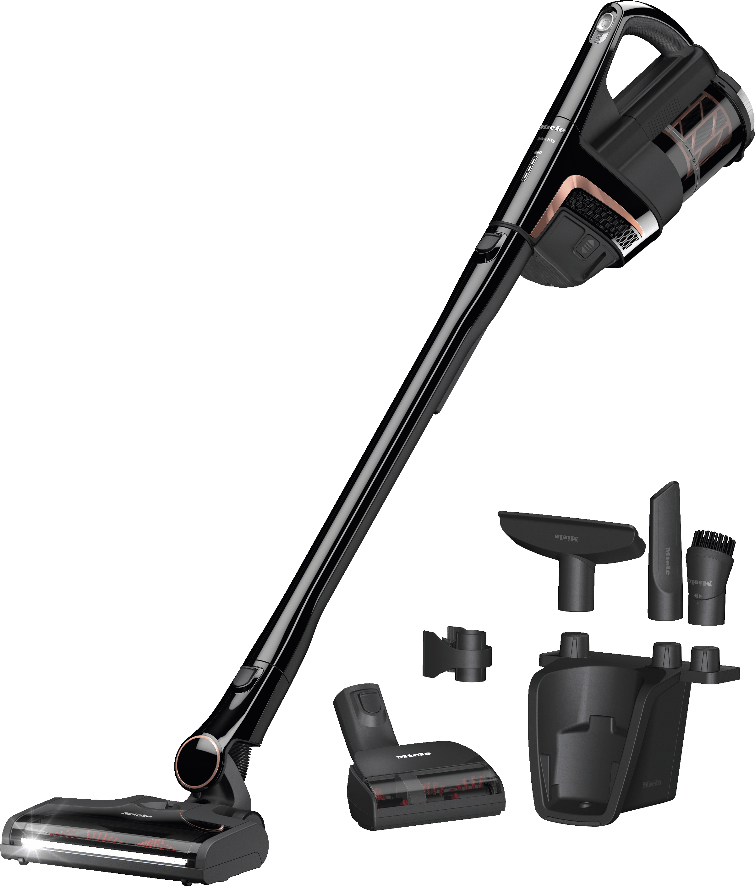 Miele TRIFLEX HX2 CAT & DOG OBSIDIAN BLACK Triflex Hx2 Cat & Dog - Cordless Stick Vacuum Cleaner Consistently High Suction Power 60 Min Runtime Incl. Pet Hair Brush