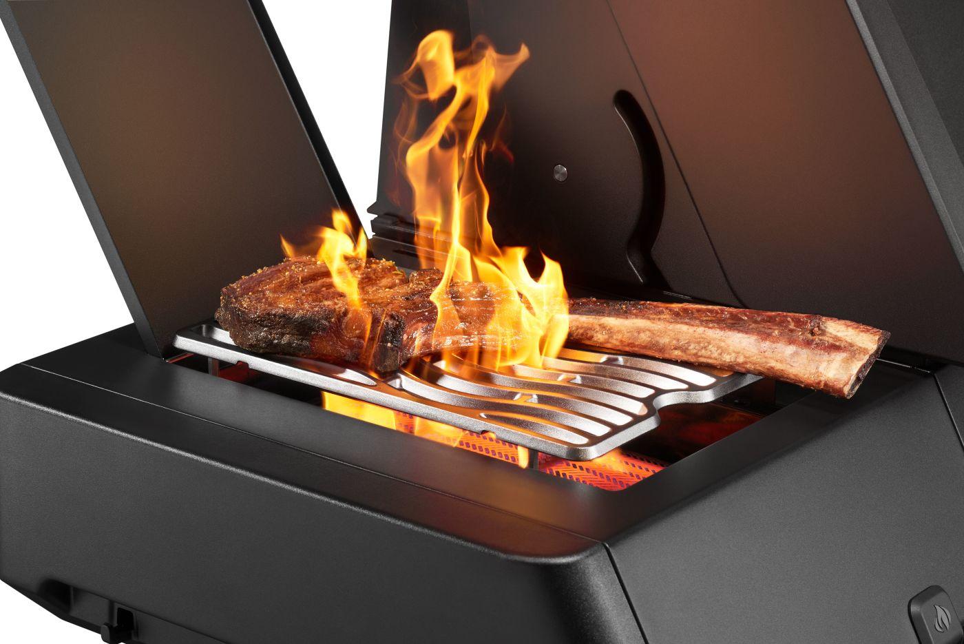 Napoleon Bbq P500VXRSIBNKPHM Phantom Prestige 500 Connected Rsib With Infrared Side And Rear Burner , Natural Gas, Matte/Matt Black