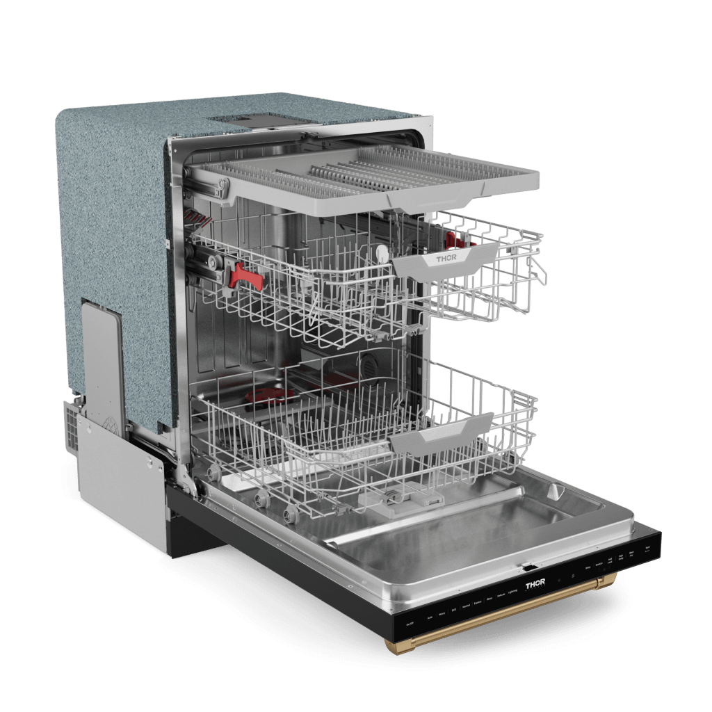 Thor Kitchen DW24X8BA00BRZ 24 Inch Dishwasher Matte Black/Bronze Gordon Ramsay Series - Dw24X8Ba00-Brz