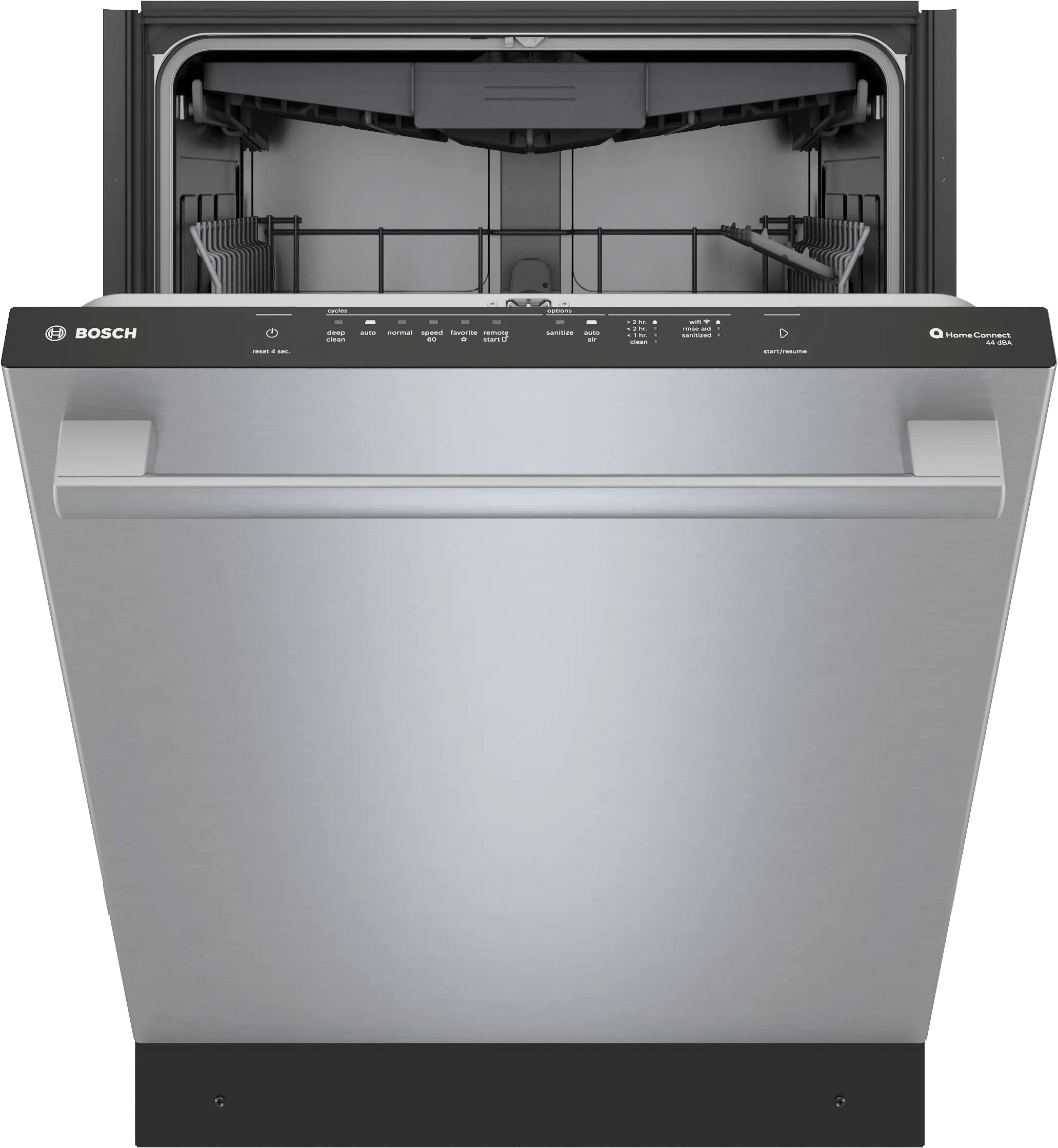 Bosch SHX65DM5N 500 Series, Built-Under Dishwasher, 24'', Brushed Steel Anti-Fingerprint