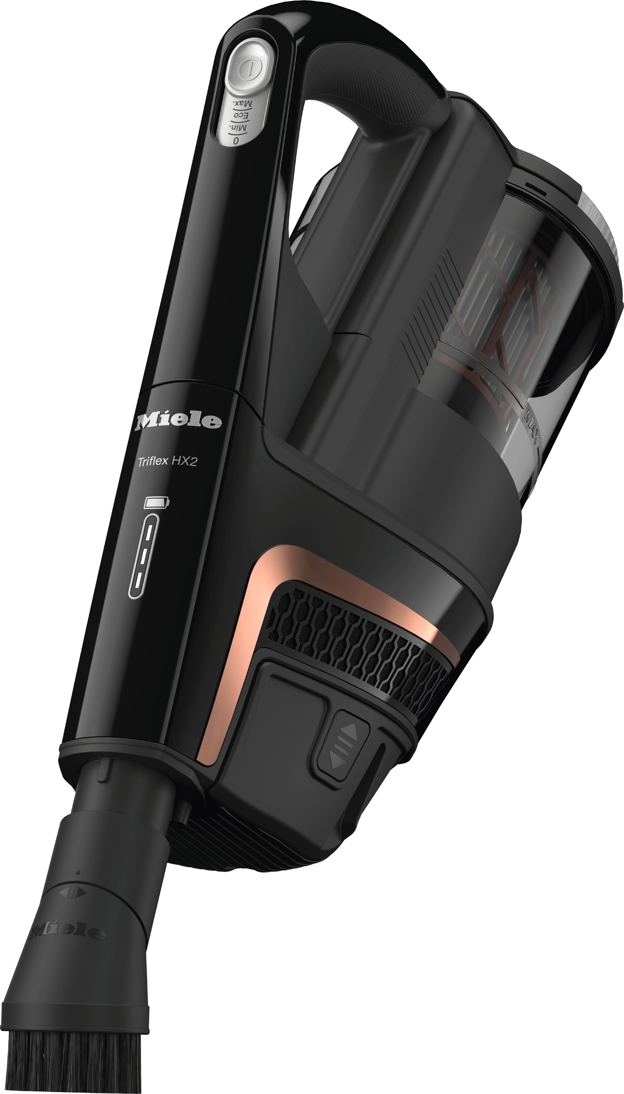 Miele TRIFLEXHX2CATDOGOB Triflex Hx2 Cat & Dog Obsidian Black - Cordless Stick Vacuum Cleaner Consistently High Suction Power 60 Min Runtime Incl. Pet Hair Brush