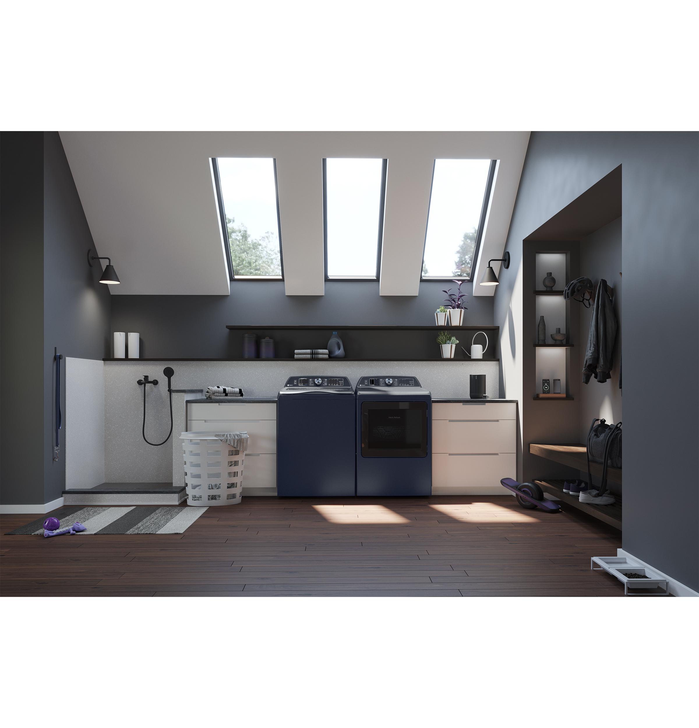 Ge Appliances PTW805BPWRS Ge Profile™ Energy Star® 5.3 Cu. Ft. Capacity Washer With Smarter Wash Technology And Adaptive Smartdispense