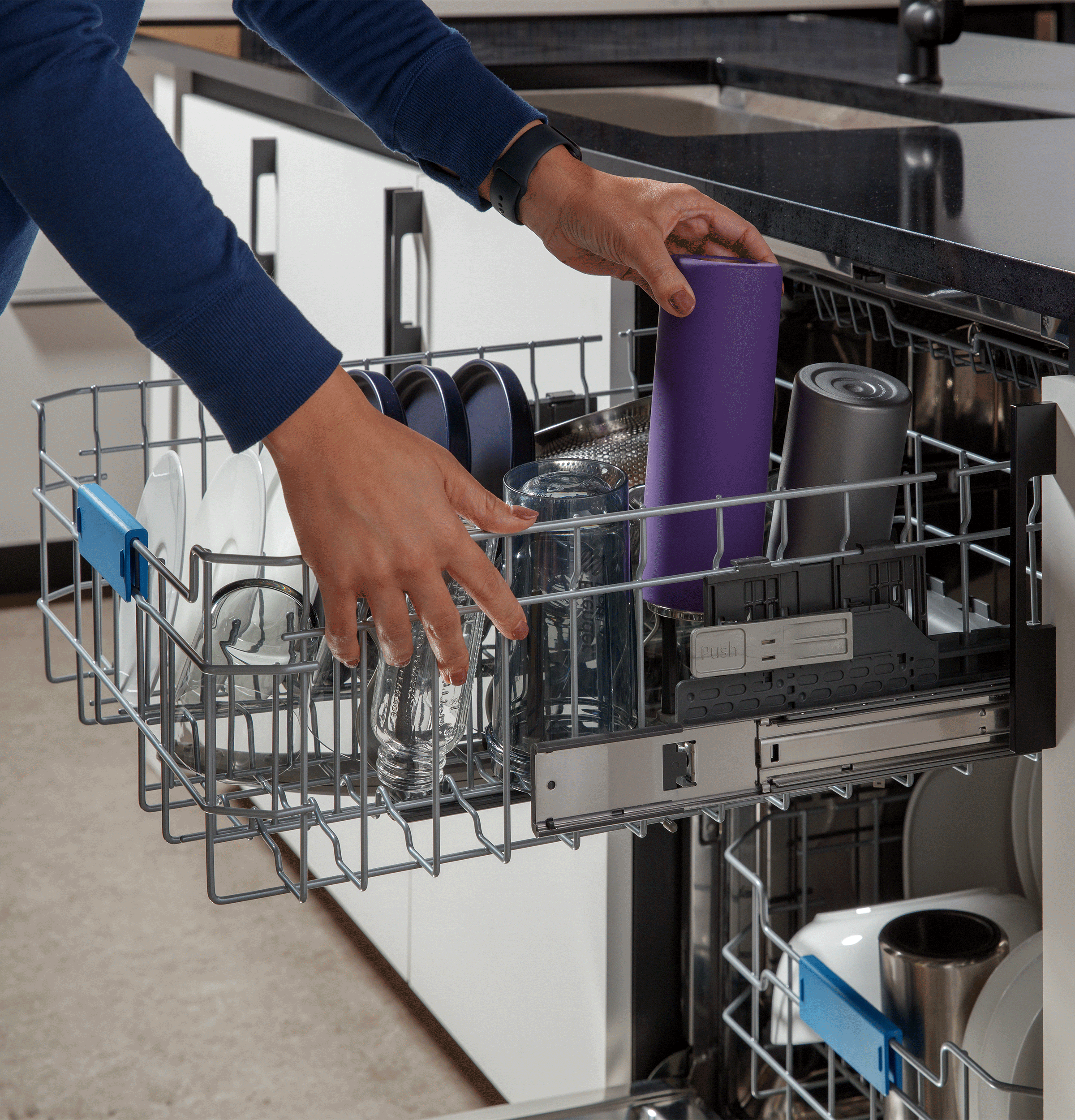 Ge Appliances PDT755SYVFS Ge Profile™ Energy Star Smart Ultrafresh System Dishwasher With Microban™ Antimicrobial Technology With Deep Clean Washing 3Rd Rack, 42 Dba