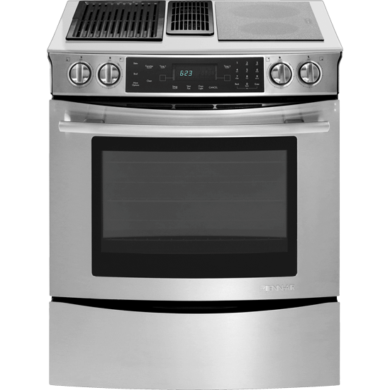 Jennair JES9750CAS Slide-In Modular Electric Downdraft Range, 30
