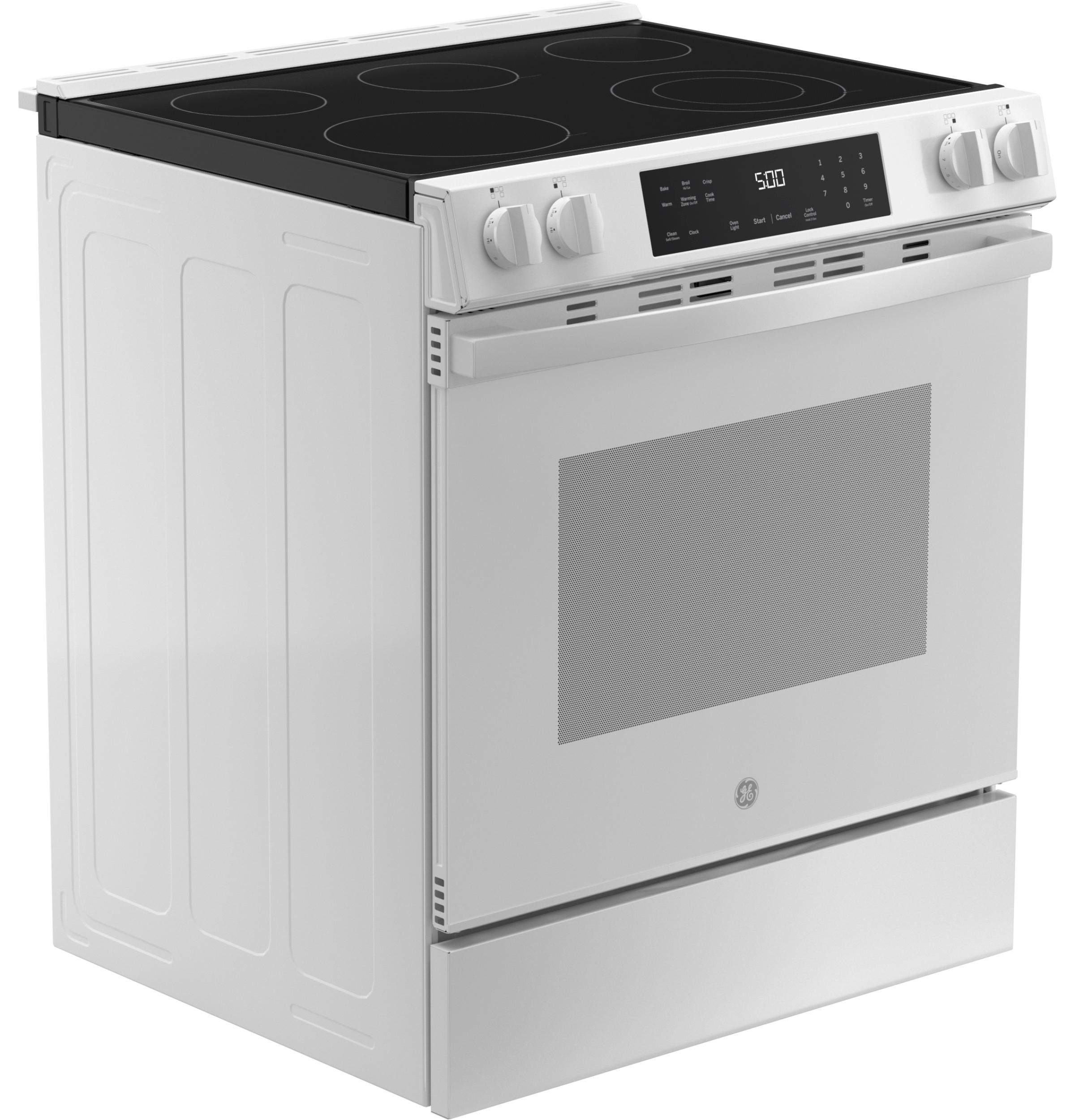Ge Appliances GRS500PVWW Ge® Energy Star® 30" Slide-In Electric Range With Crisp Mode
