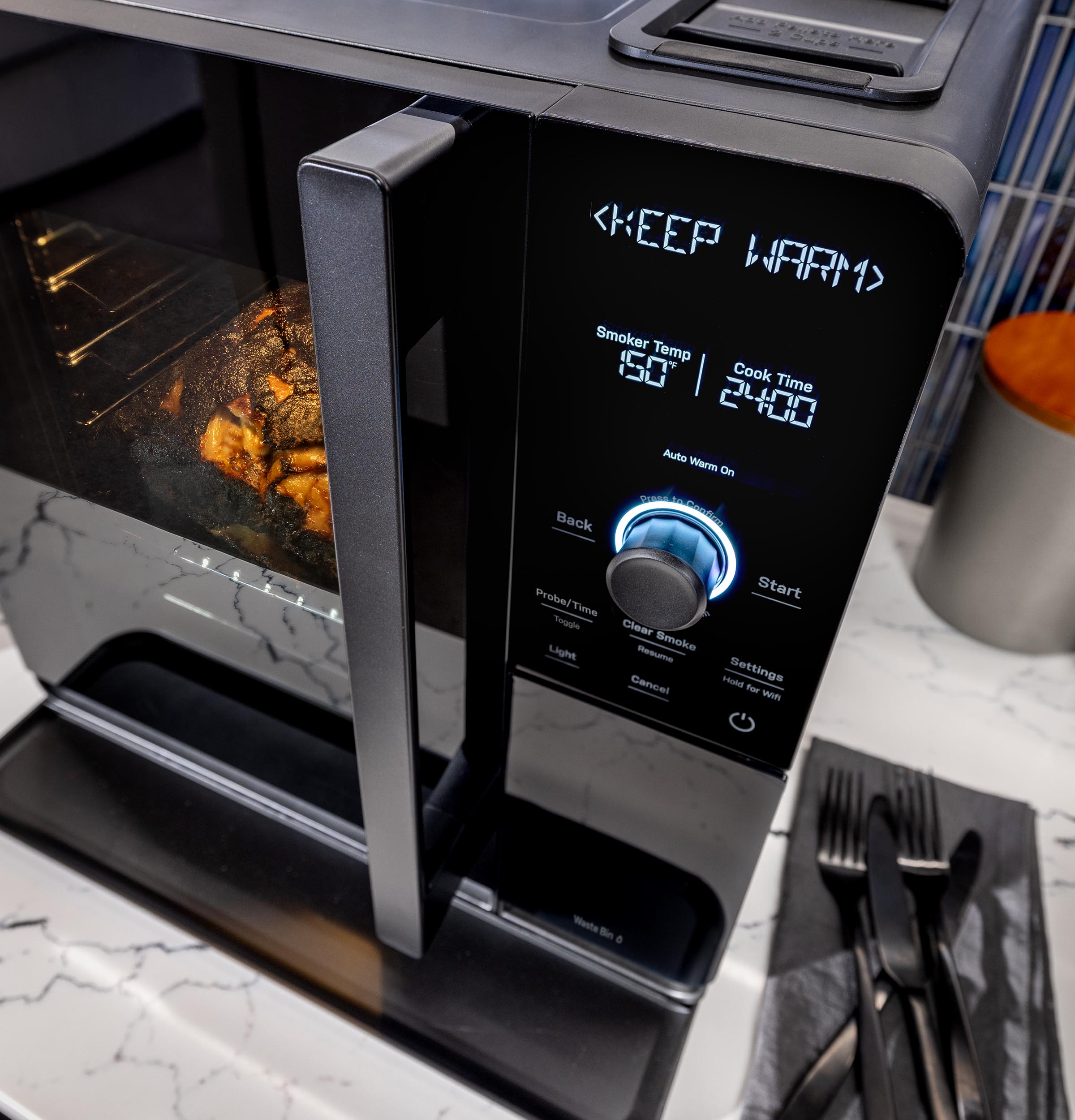 Ge Appliances P9SBAAS6VBB Ge Profile™ Smart Indoor Smoker