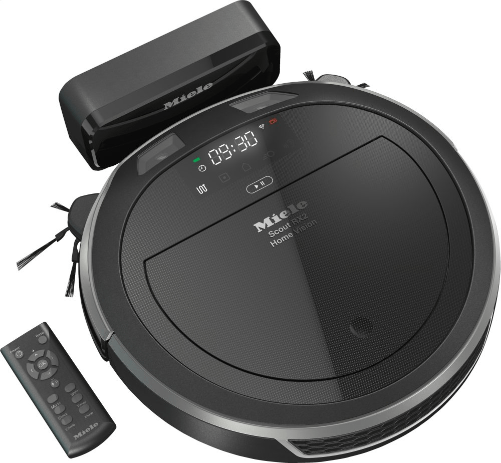 Miele SCOUT RX2 HOMEVISION SLQL0 30 Scout Rx2 Home Vision - Slql0 30 - Robot Vacuum Cleaner With Live Image Feed And 2 Hours Runtime With The Best Cleaning Performance.