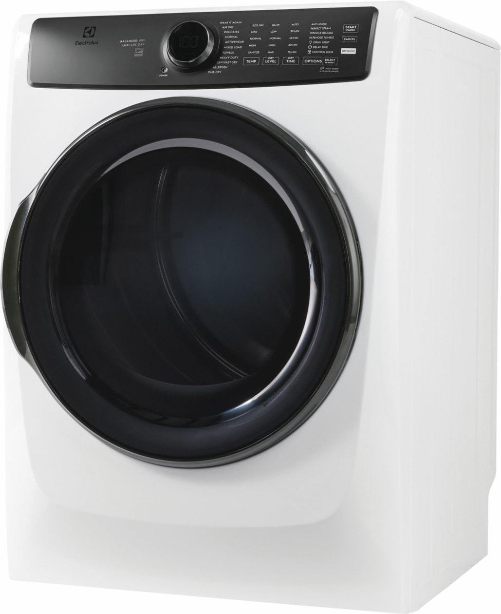 Electrolux ELFE7738AW Electrolux Front Load Perfect Steam™ Electric Dryer With Balanced Dry™ And Instant Refresh - 8.0 Cu. Ft.