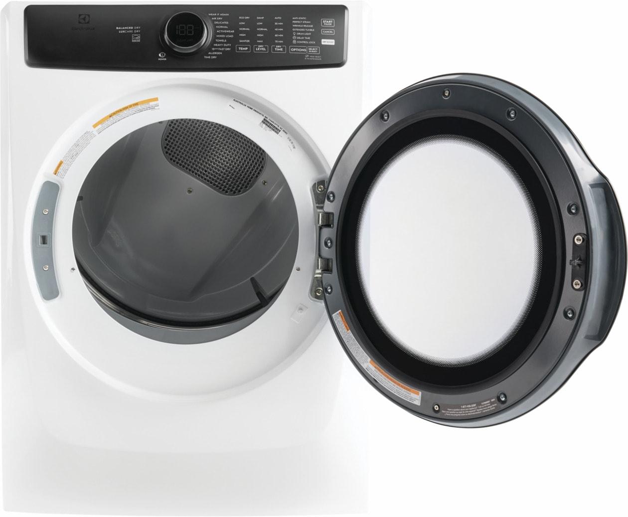 Electrolux ELFE7738AW Electrolux Front Load Perfect Steam™ Electric Dryer With Balanced Dry™ And Instant Refresh - 8.0 Cu. Ft.