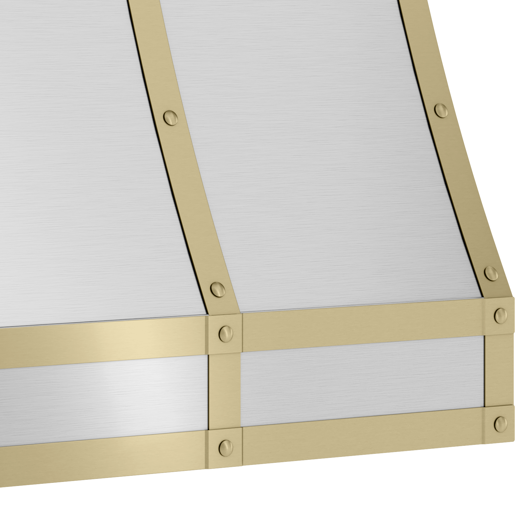 Zephyr BKDC14818ASG Duct Cover Banding Kit, 48In X 18In, Satin Gold