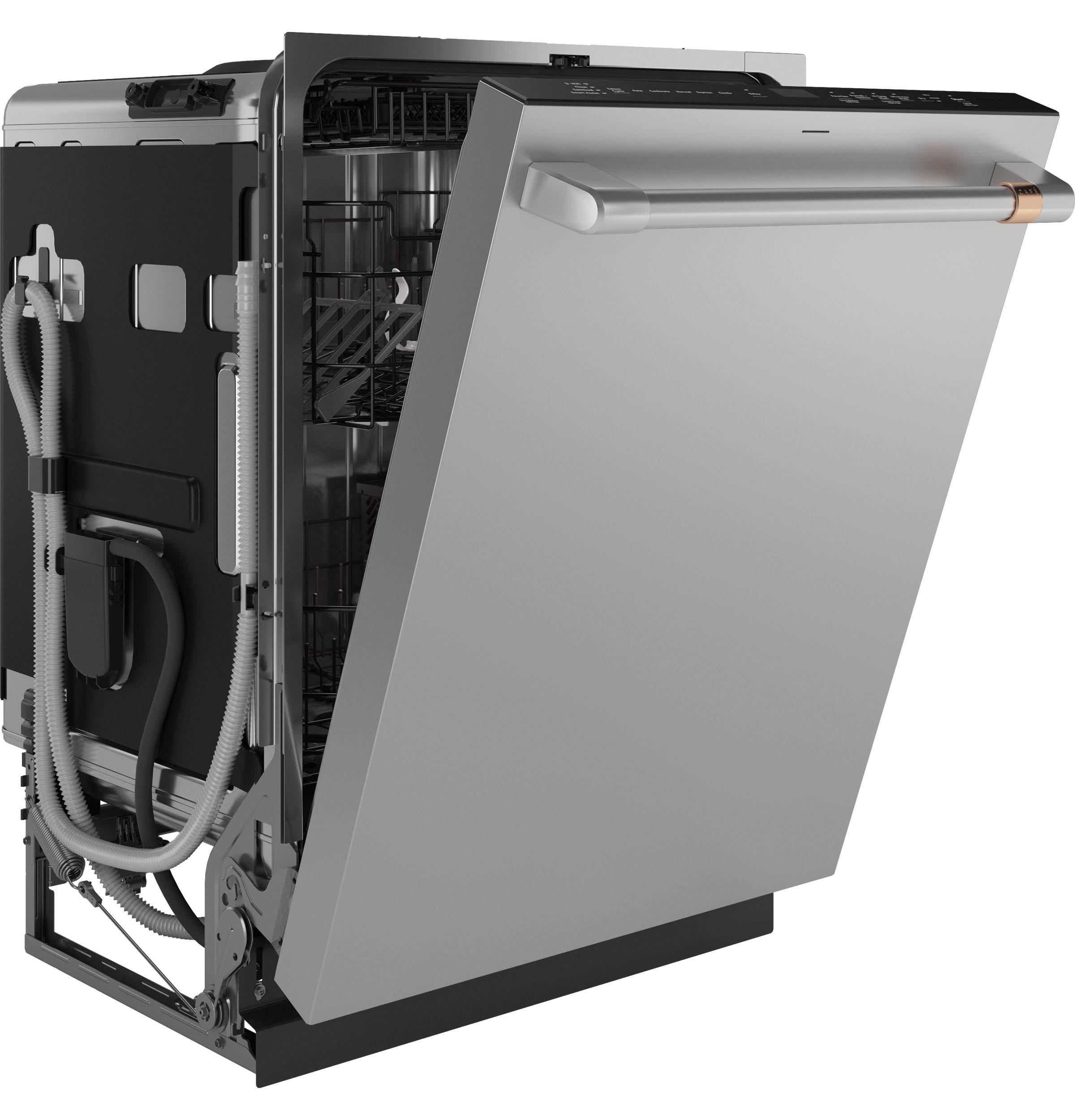 Cafe CDT858P2VS1 Café™ Customfit Energy Star Stainless Interior Smart Dishwasher With Ultra Wash Top Rack And Dual Convection Ultra Dry, 44 Dba