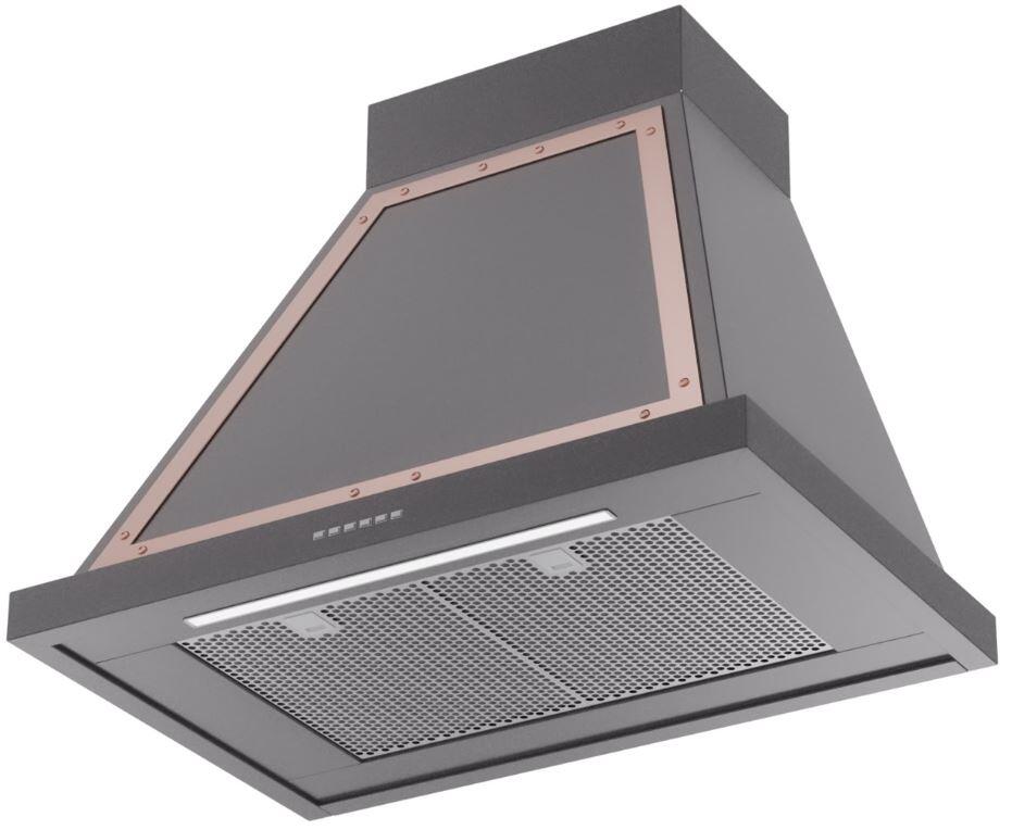Ilve UANB30MGP Nostalgie 30 Inch Matte Graphite Wall Mount Range Hood