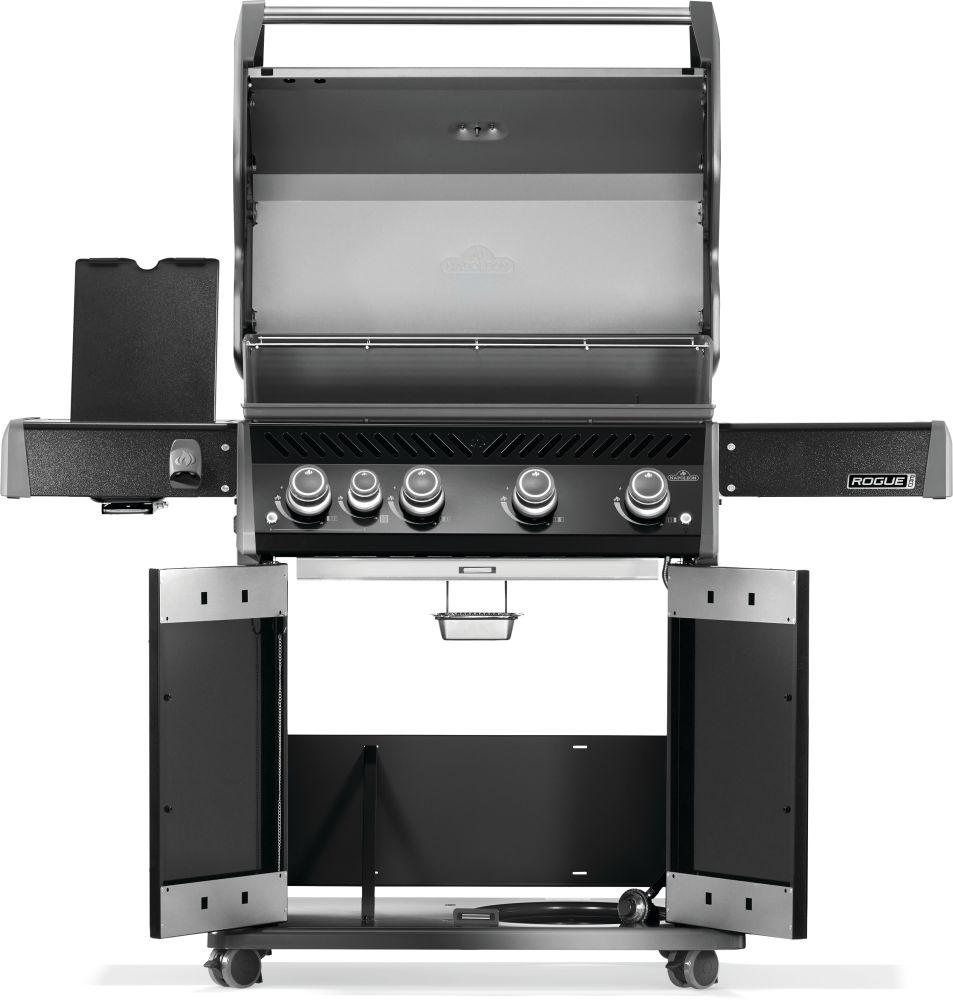 Napoleon Bbq RP525SIBNK2 Rogue Pro 525 Sib With Infrared Side Burner , Natural Gas, Black
