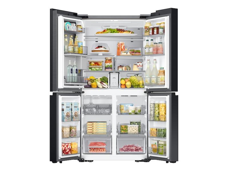 Samsung RF29DB960012 Bespoke 4-Door Flex™ Refrigerator (29 Cu. Ft.) With Beverage Center™ In White Glass - (With Customizable Door Panel Colors)