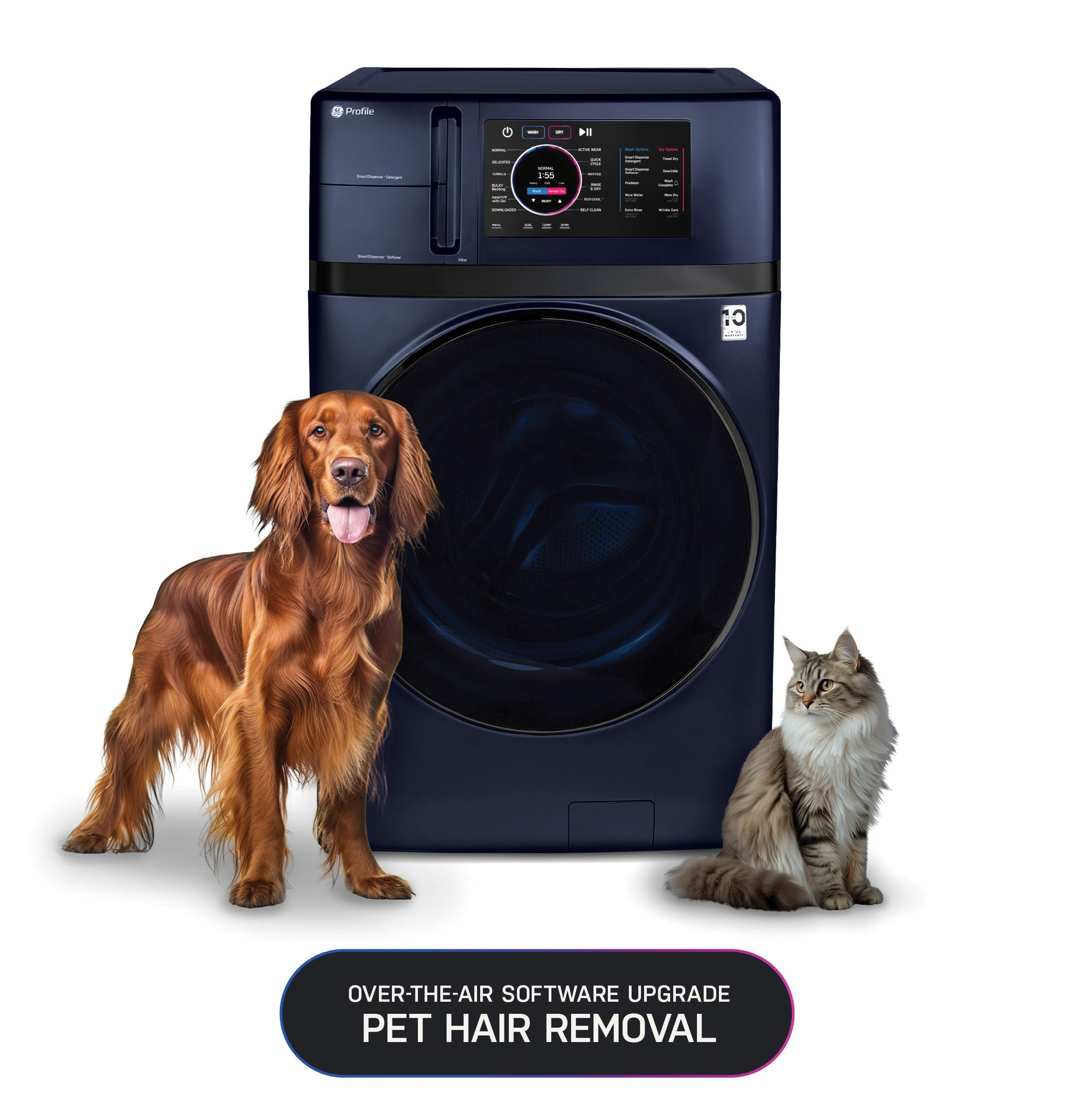 Ge Appliances PFQ97HSPVRS Ge Profile™ Energy Star® 4.8 Cu. Ft. Capacity Ultrafast Combo With Ventless Inverter Heat Pump Technology Washer/Dryer