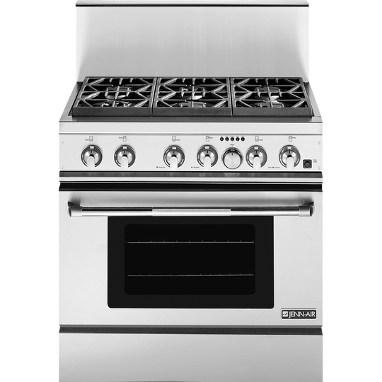 Jennair PRD3630NP 36" Pro-Style® Dual-Fuel Range With Convection Ranges Jenn-Air