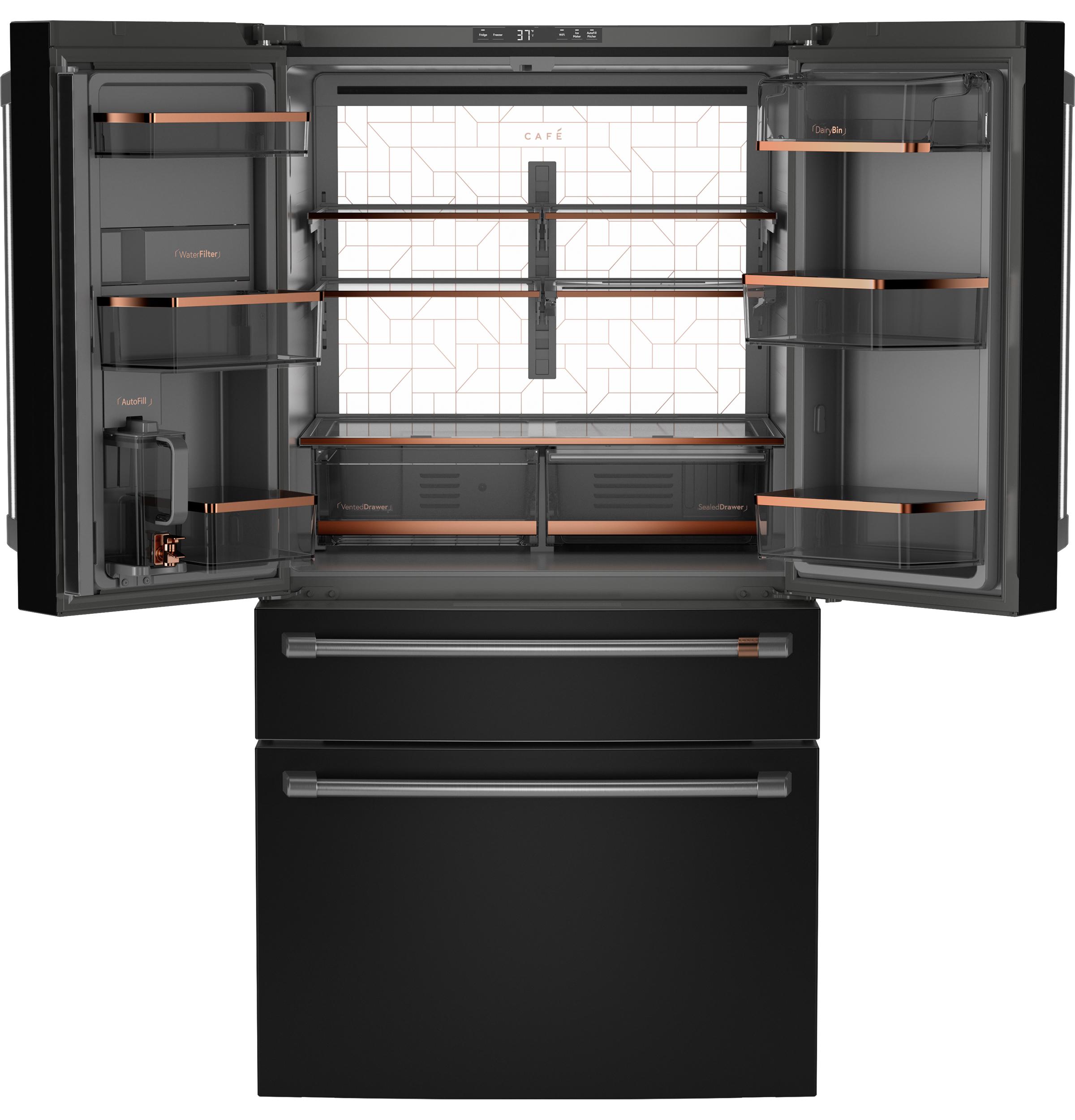 Cafe CJE23DP3WD1 Café™ Energy Star® 23.2 Cu. Ft. Smart Counter-Depth 4-Door French-Door Refrigerator With Dual-Dispense Autofill Pitcher