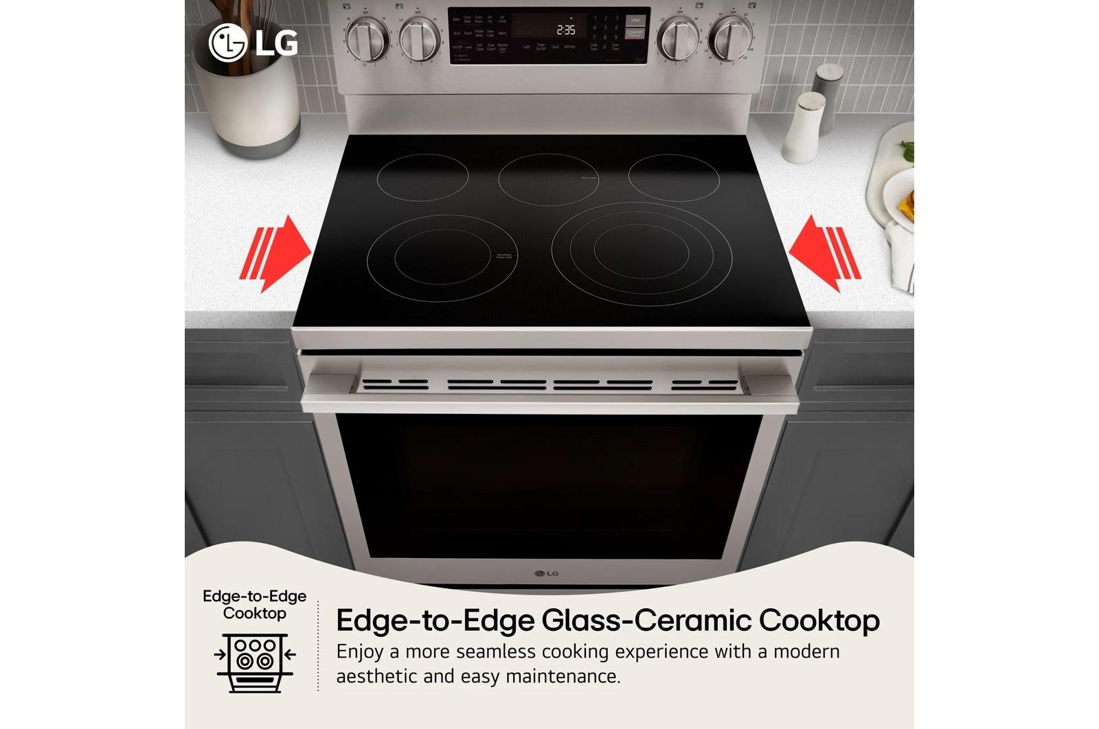 Lg LREN6323ZE 6.3 Cu. Ft. Smart Wi-Fi Enabled Probake Convection® Electric Range With Air Fry & Easyclean®