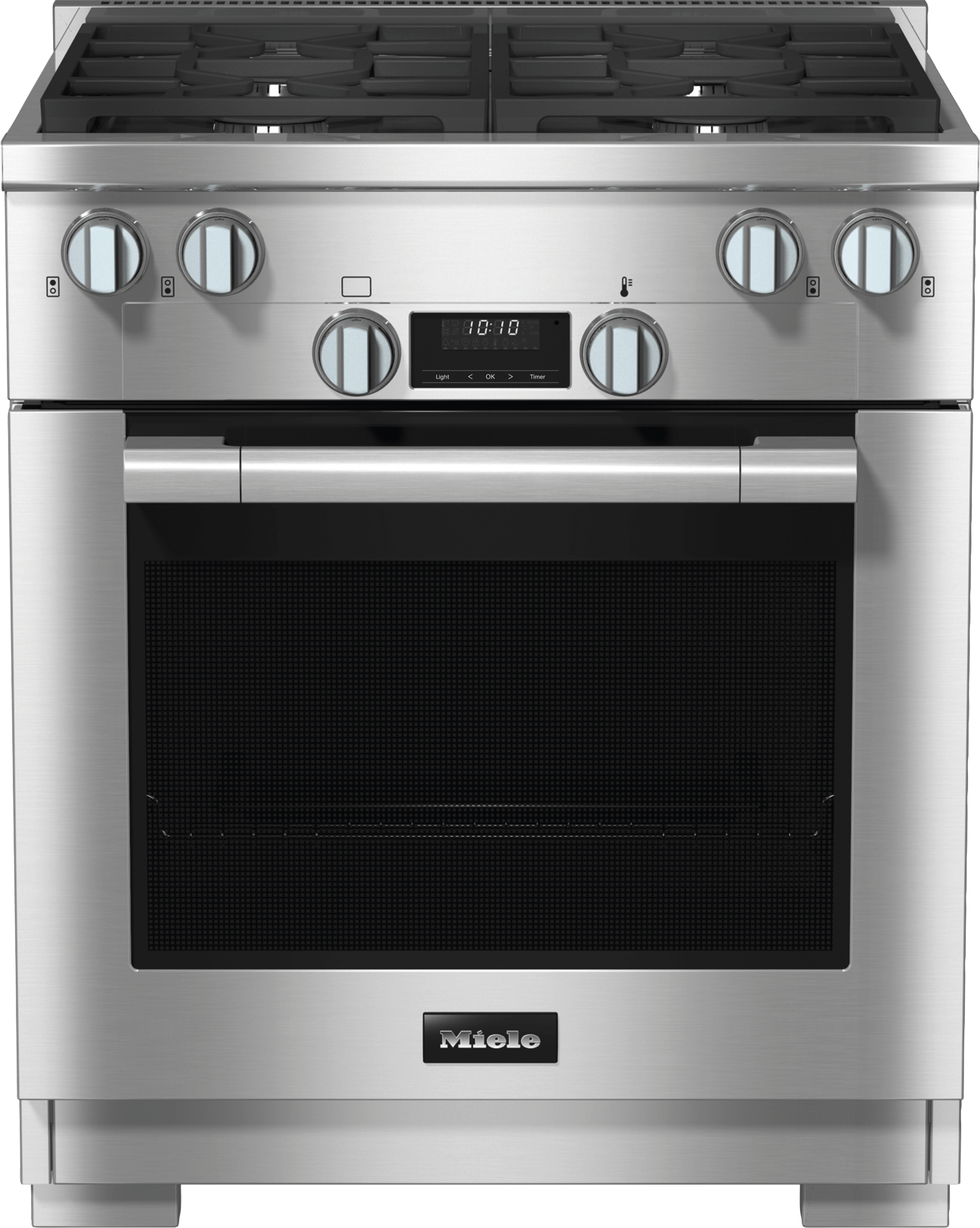 Miele HR11243GAG Hr 1124-3 G Ag - 30" Range All Gas With Directselect, Twin Convection Fans And M Pro Dual Stacked Burners