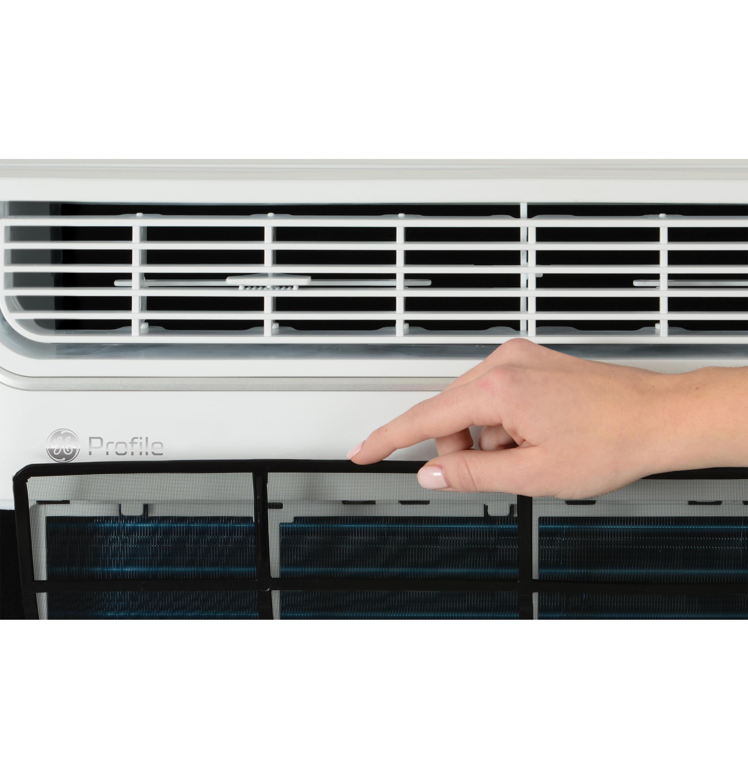 Ge Appliances PWDV14WWF Ge Profile™ Energy Star® 14,000 Btu Inverter Smart Ultra Quiet Window Air Conditioner For Large Rooms Up To 700 Sq. Ft.