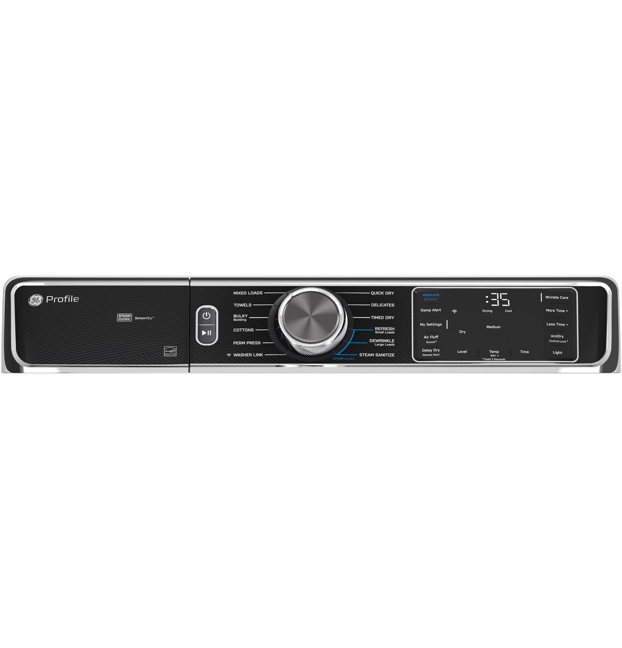 Ge Appliances PFD87GSSVWW Ge Profile™ 7.8 Cu. Ft. Capacity Smart Front Load Gas Dryer With Steam And Sanitize Cycle