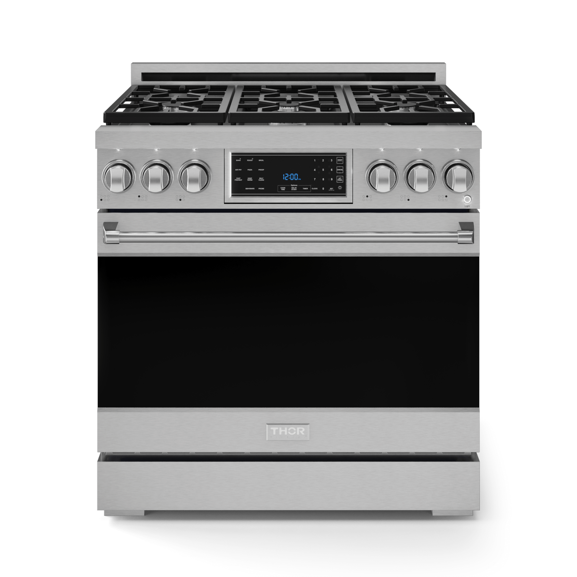 Thor Kitchen RSG36LP 36 Inch Professional Lp Range With Tilt Panel Touch Control In Stainless Steel Gordon Ramsay Series - Rsg36Lp