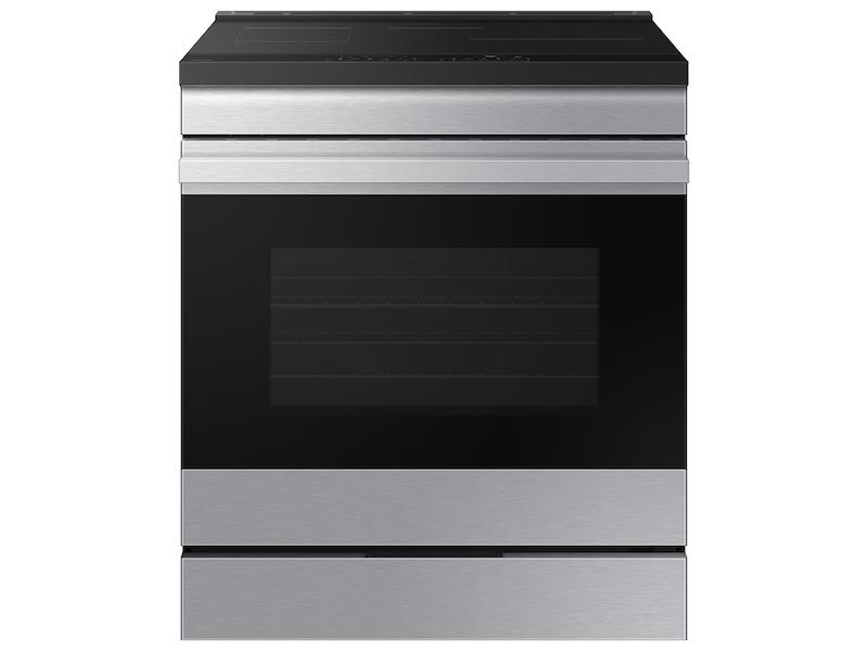 Samsung NSI6DG9500SR Bespoke 6.3 Cu. Ft. Smart Slide-In Induction Range With Ambient Edge Lighting™ & Air Sous Vide In Stainless Steel