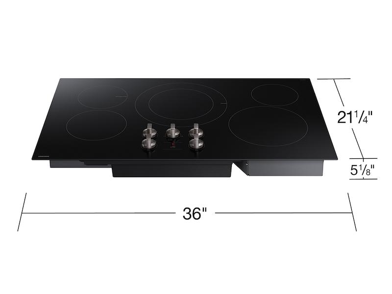 Samsung NZ36FG5332RK 36" Electric Energy Star® Certified Cooktop With 5 Elements In Black