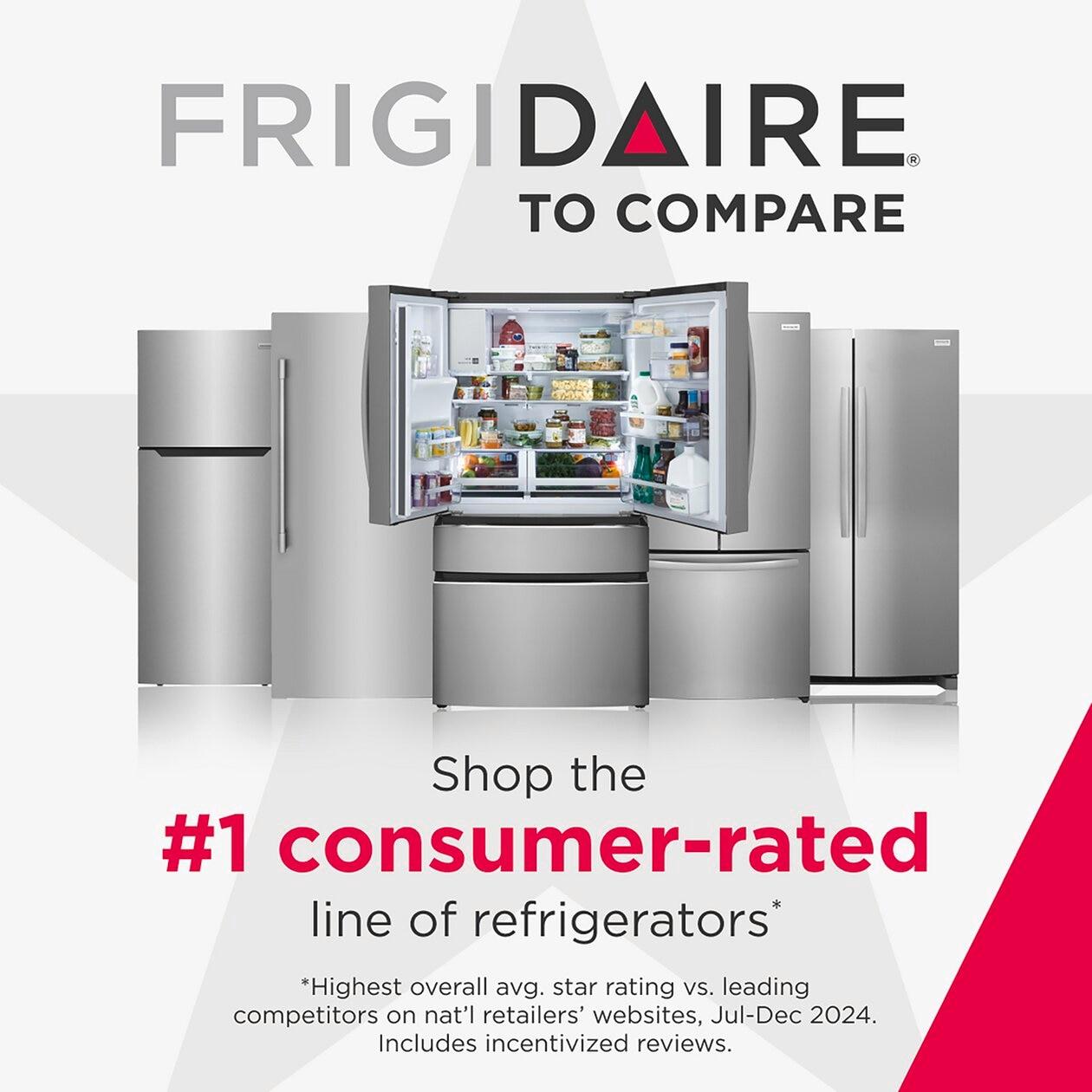 Frigidaire FFHT2045XB 20 Cu. Ft. Garage Ready Top Freezer Refrigerator