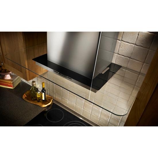 Jennair JXW5036WS Glass Collection Wall-Mount Canopy Hood, 36"