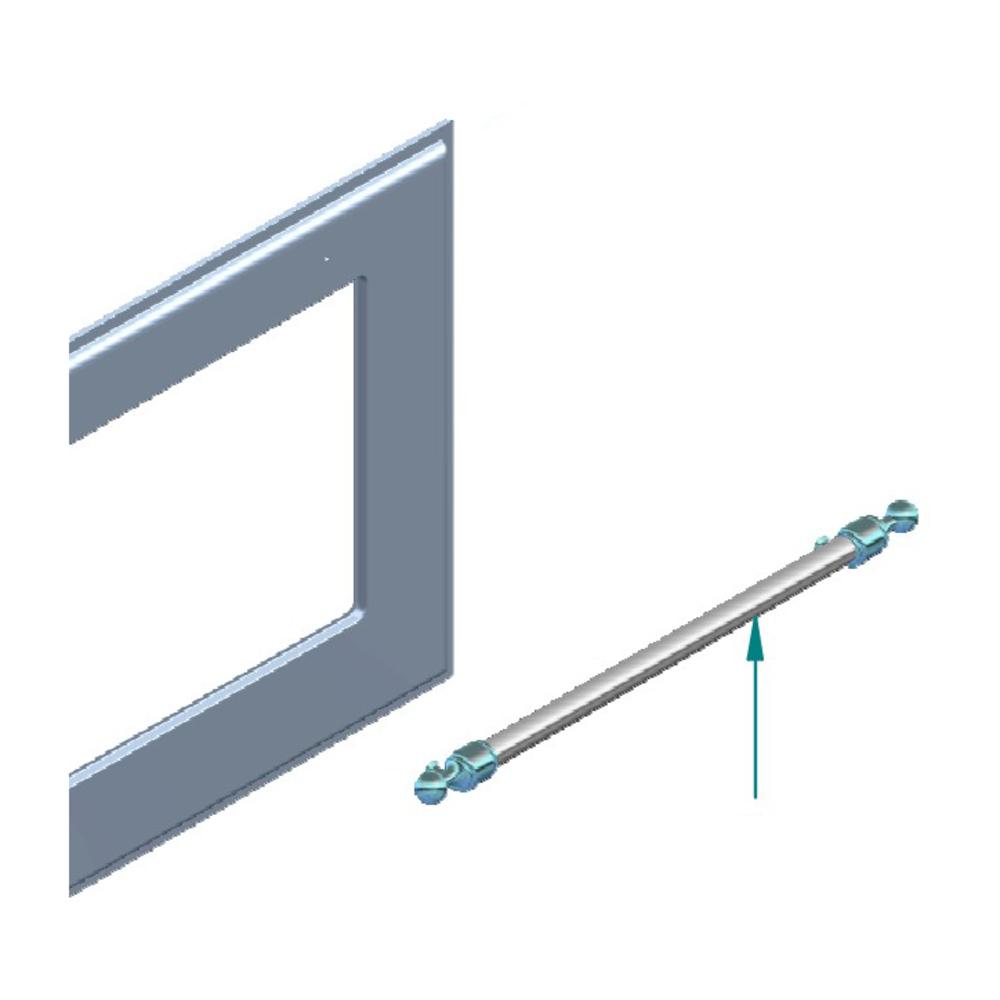 Ilve EA4270009000016 Ilve Parts Ea4270009000016 Majestic Brass Handle For Uov 60 And Uov 76 Ovens (A/116/26/16)