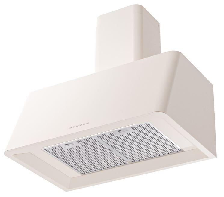 Ilve UAG30AW Nostalgie 30 Inch Antique White Wall Mount Convertible Range Hood