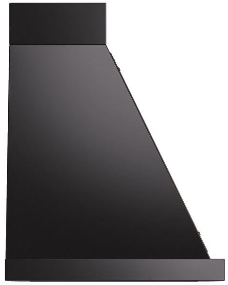 Ilve UANB30BKB Nostalgie 30 Inch Glossy Black Wall Mount Convertible Range Hood