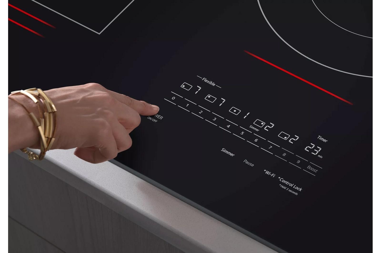 Lg CBIH3617BE 36" Smart Induction Cooktop With Ultraheat™ 5.0Kw Element