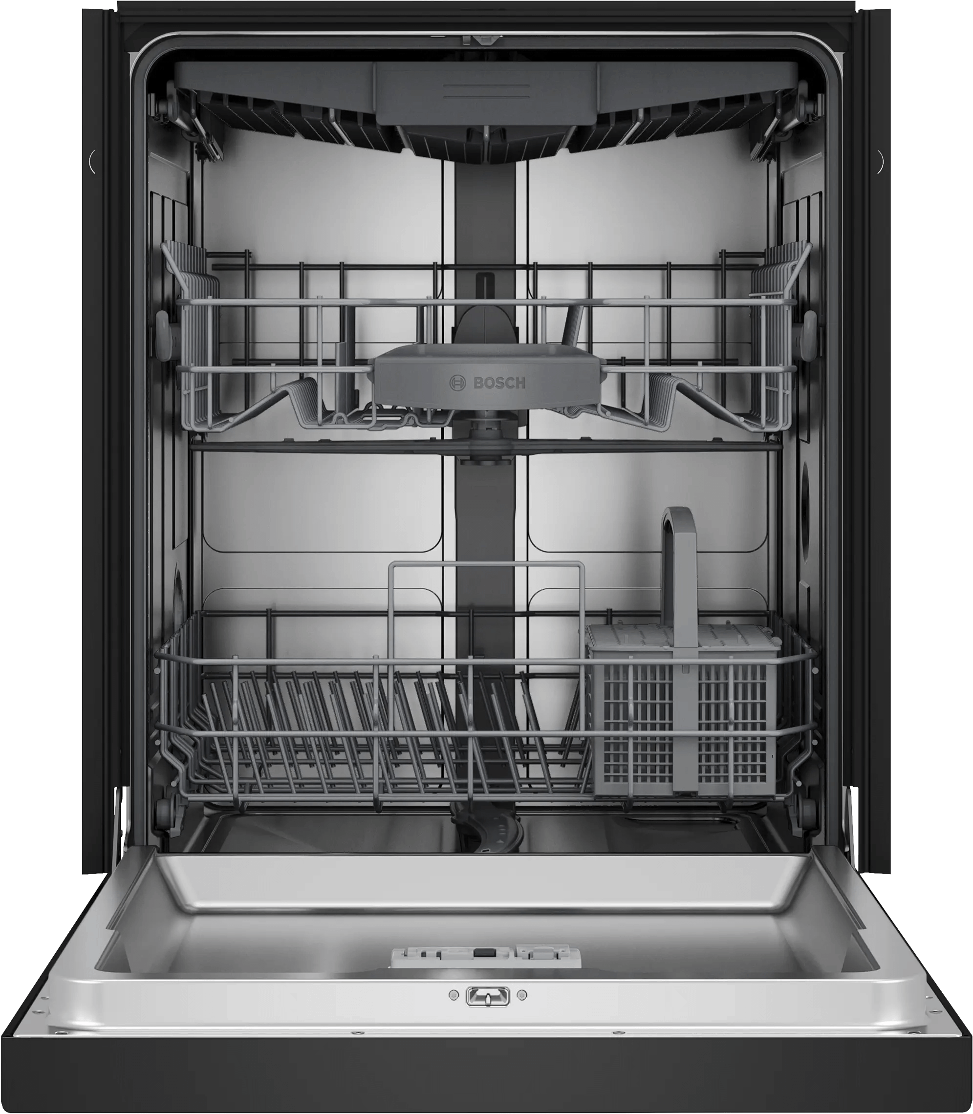 Bosch SHE43DM6N 300 Recessed Handle, 48 Dba, Standard 3Rd Rack, Puredry - Bl