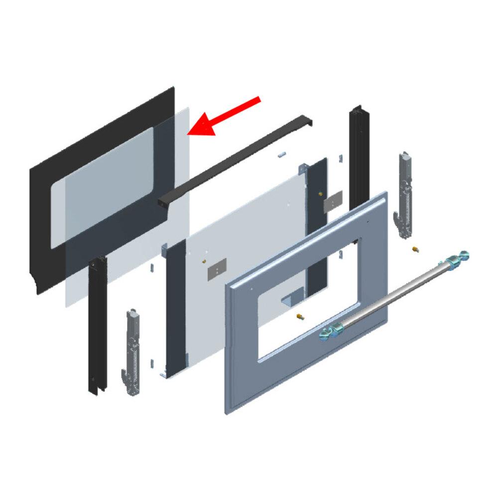 Ilve EA7814008110000 Ilve Parts Ea7814008110000 Inside Door Glass For Uov 60 E3 (A/504/87/12)