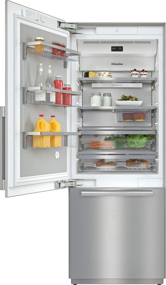 Miele KF2812SF Kf 2812 Sf Stainless Steel/Cleansteel - Mastercool™ Fridge-Freezer For High-End Design And Technology On A Large Scale.
