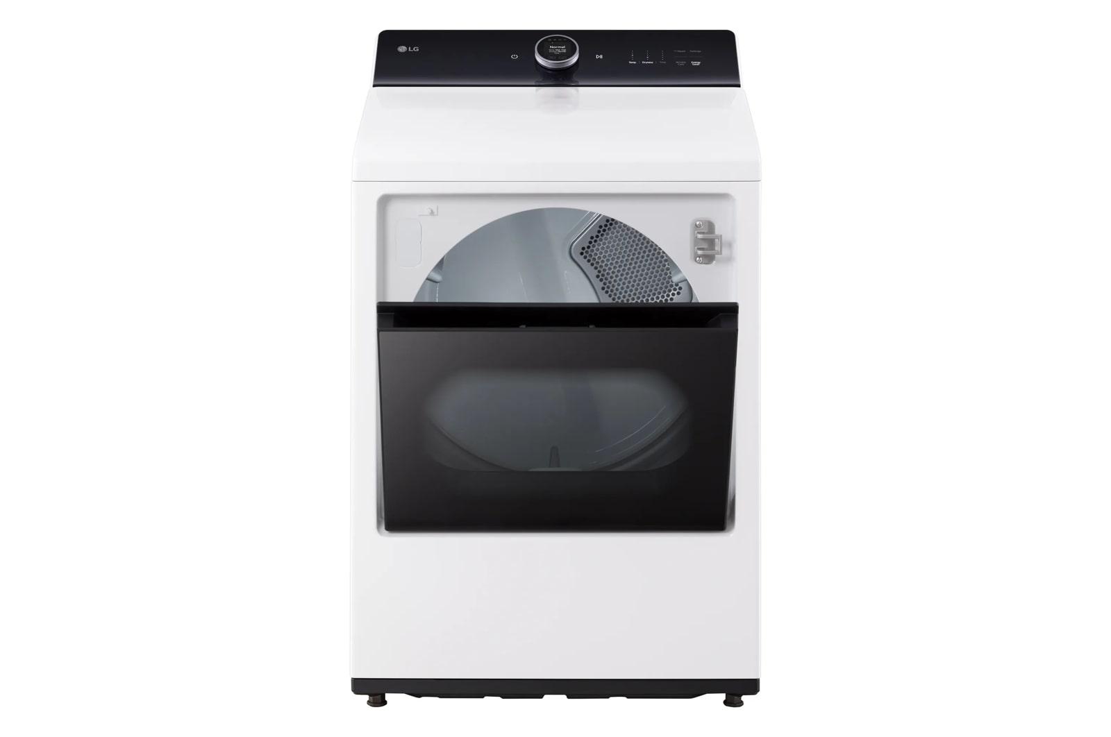 Lg DLGX8601WE 7.3 Cu.Ft. Ultra Large High Efficiency Gas Turbosteam™ Lg Easyload™ Door, Wi-Fi Connectivity, White