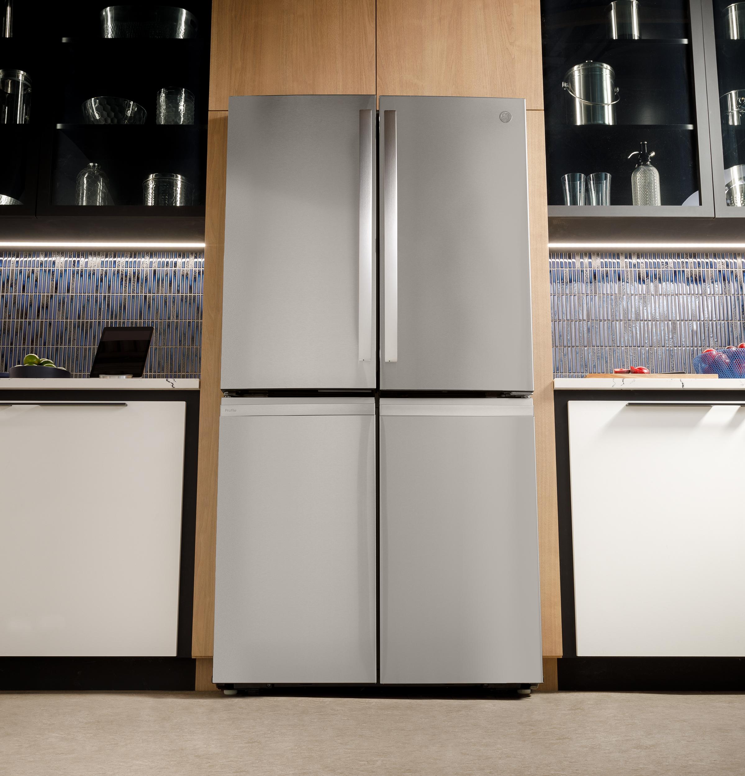 Ge Appliances PAD28BYTFS Ge Profile™ Series Energy Star® 28.4 Cu. Ft. Quad-Door Refrigerator With Dual-Dispense Autofill Pitcher