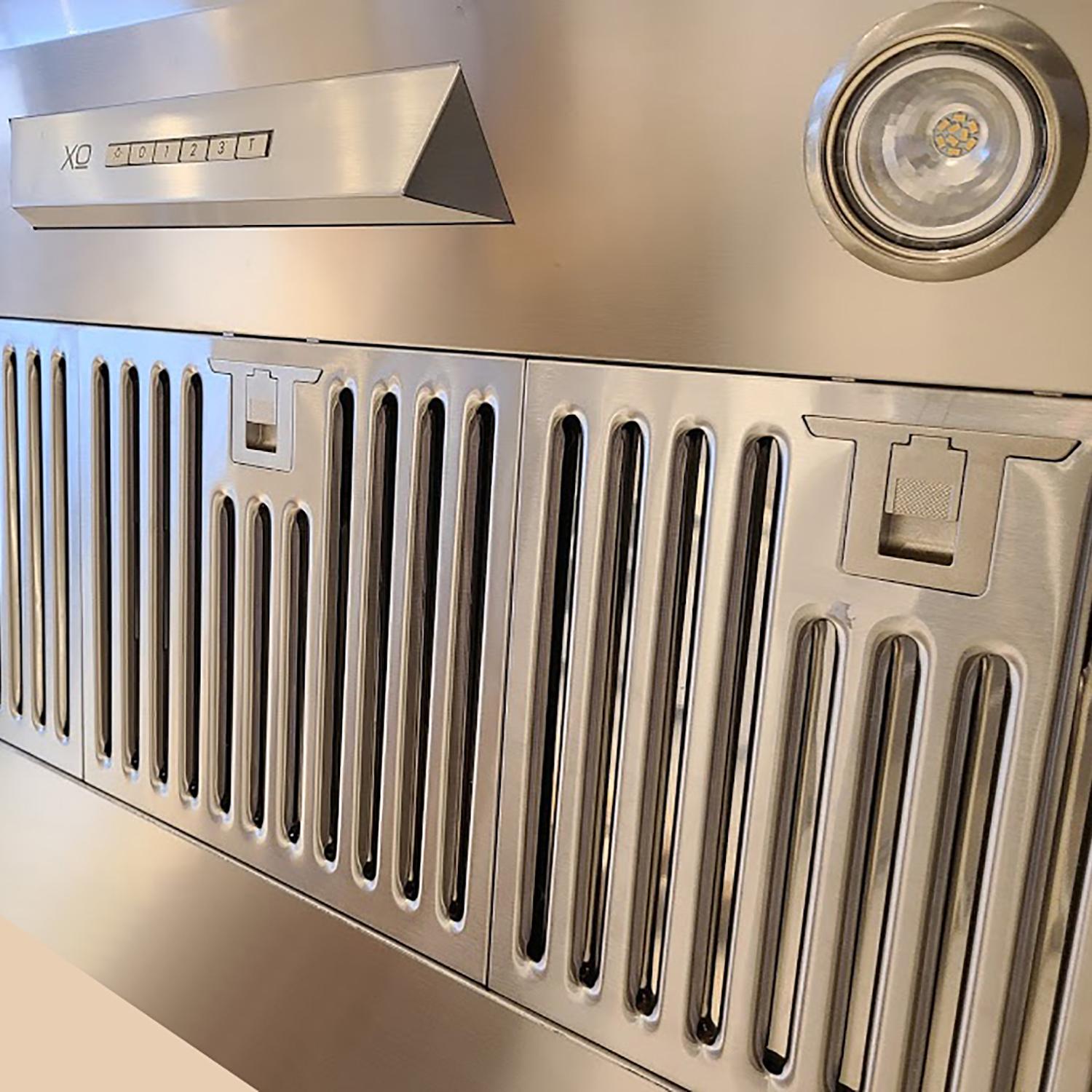 Xo Appliance XOIL3622KSE 36" 1000 Cfm Liner Insert Hood 22In D