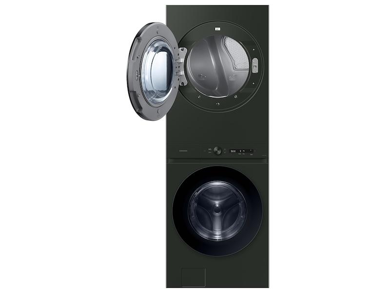 Samsung WH53DBH700EF Bespoke 5.3 Cu. Ft. Ai Laundry Hub™ Ultra Capacity Single Unit Washer With Ai Optiwash™ And 7.6 Cu. Ft. Electric Dryer In Satin Green