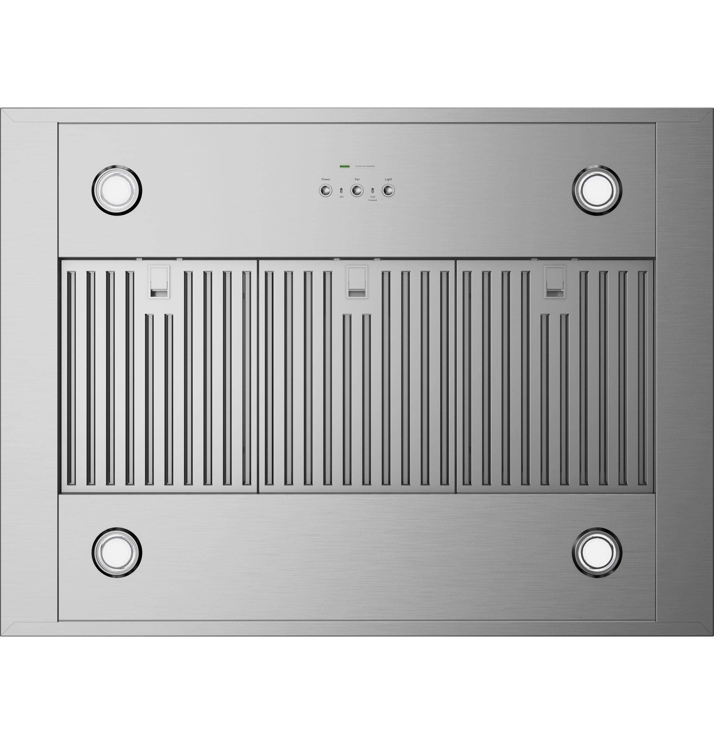 Haier UVI1036SRSS 36" Designer Island-Mount Chimney Vent Hood With Clean Air Sensors