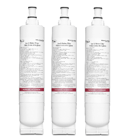 Jennair 4396510T Refrigerator Water Filter In The Grille Turn Cyst (3 Pack)