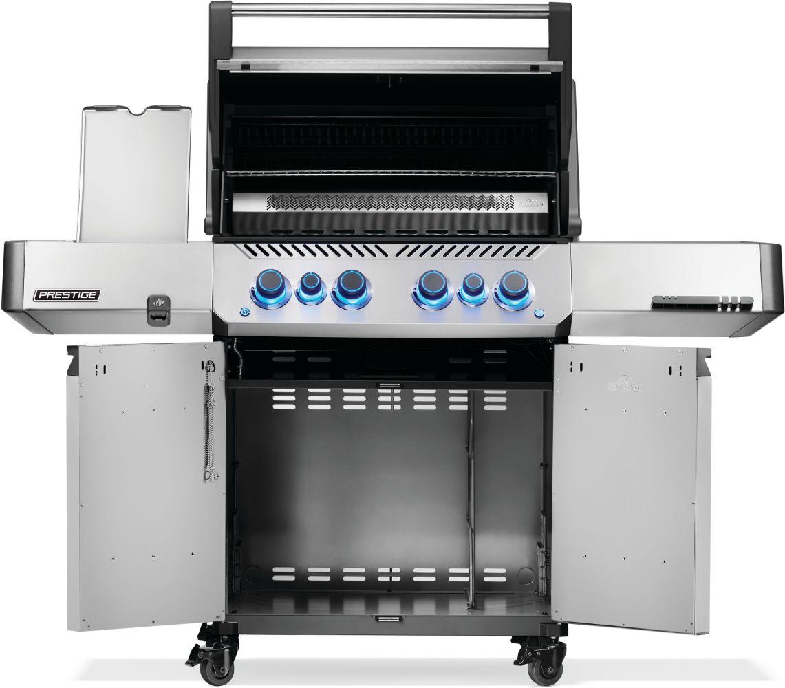 Napoleon Bbq P500VRSIBNSS Prestige 500 Rsib With Infrared Side And Rear Burner , Natural Gas, Stainless Steel